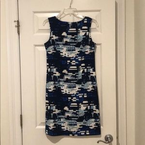 Blue Mario Serrani Sleeveless Dress